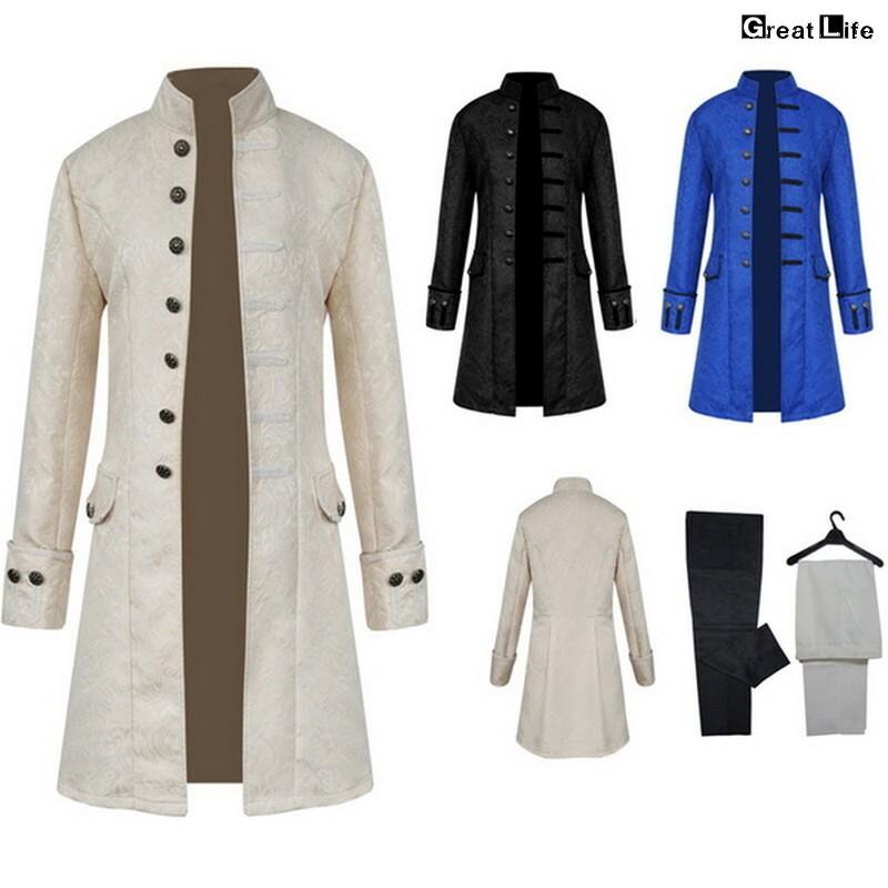 ハッピーハロウィン 新製品 最低価格 中世 貴族風 舞台 ジャケット 衣装 豪華 メンズ 貴族服 コート 長袖 ロング 全3色 クリスマス ハロウィン 演劇 舞台 ステージ衣装 文化祭 学園祭 ハロウ