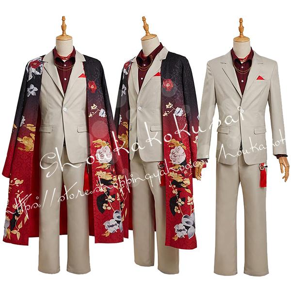 にじさんじ 風Vtuber彩虹社 Luxiem Vox Akuma ヴォックス・アクマ コスプレ衣装 ウィッグ cos靴 演出服 cosplay 変装 仮装 撮影 祭り-196