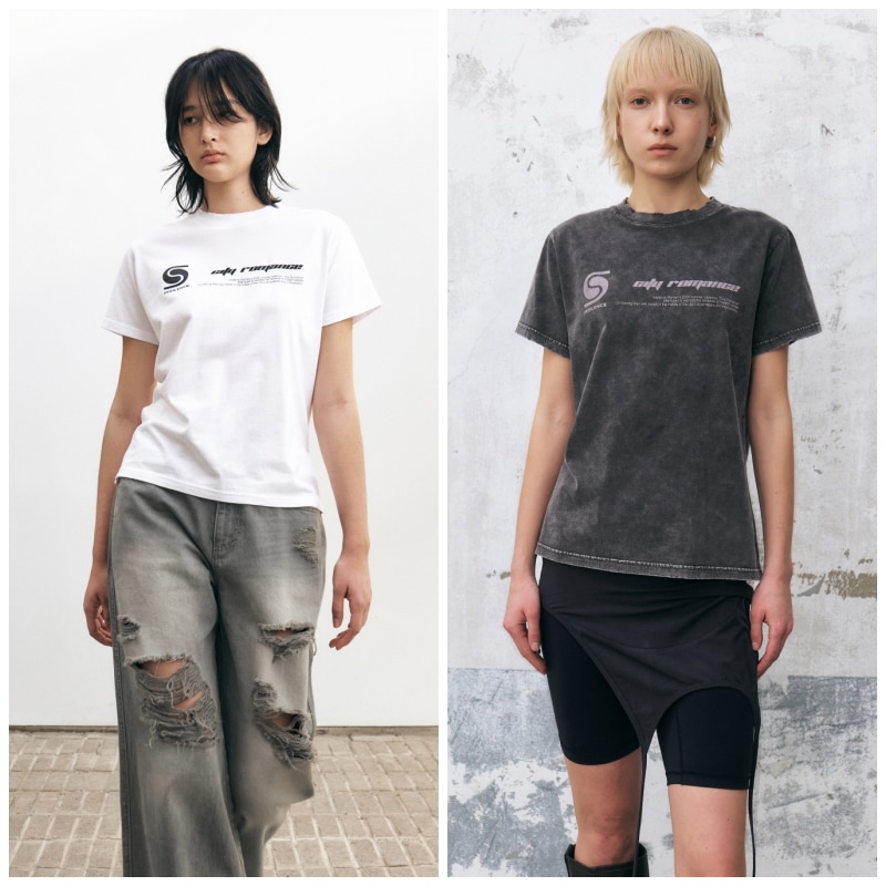 【INSILENCE】 SYMBOL LOGO T-SHIRT : 2COLORS