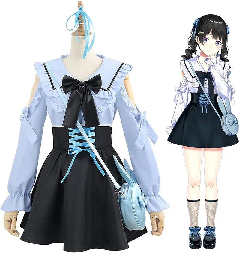 【早割り】【即納】今だけの特別価.格!コスプレ ハロウィン 仮装 コスチューム コスプレ衣装 委員長 月ノ美兎 Vtuber バーチャルyoutuber イベント用品