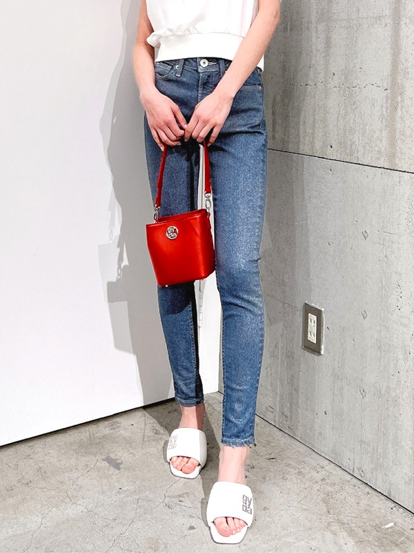 GYDA ジェイダ デニム パンツ レディース スキニー ミドルウエスト スキニー デニムパンツ カイハラ社 072432412501