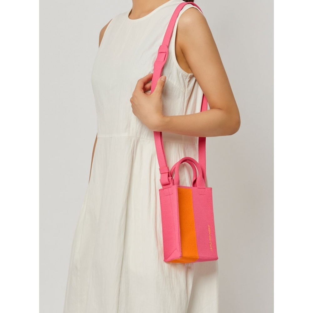 JOSEPH & STACEY LPK 格子ニットクロスバッグ S ストライプ(全て)