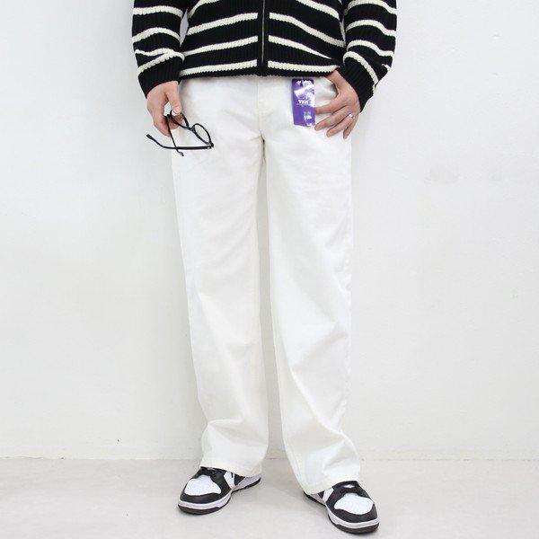 メンズ ワイド 7番手 コットン パンツ_P341246797