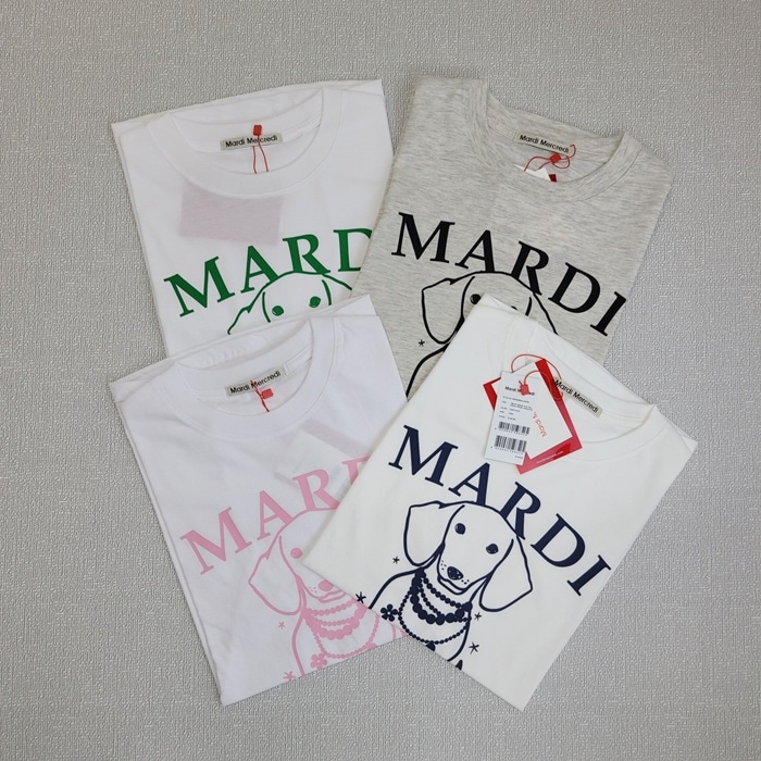 DDANJI パールネックレス 半袖Tシャツ-韓国 人気 ファッション