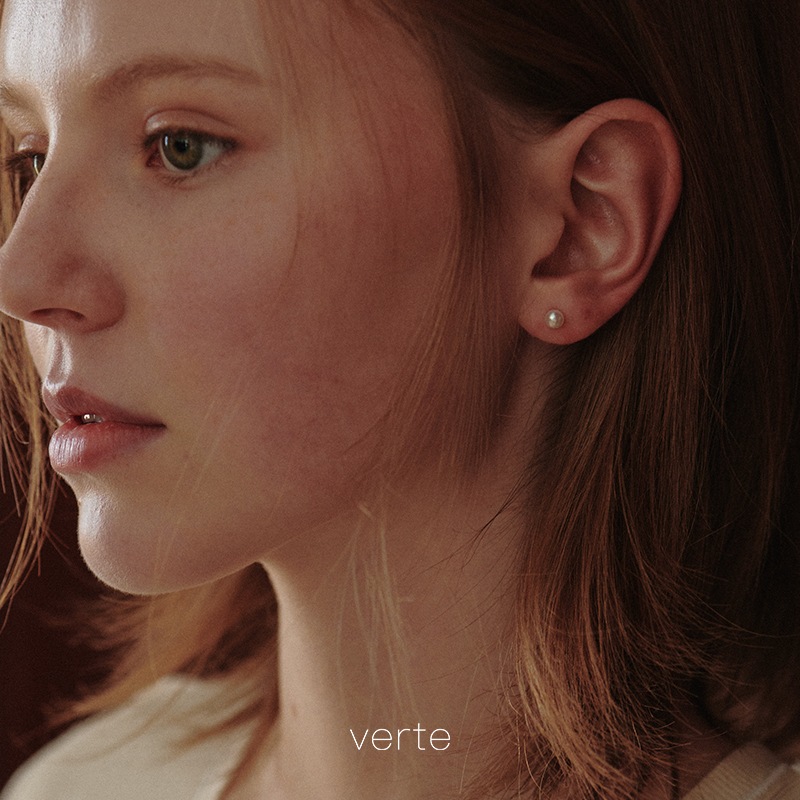 [925 silver] Deux.silver.70 / butter ball イヤリング (3 size)