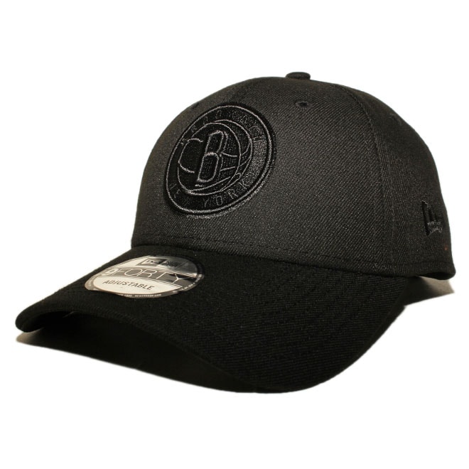 国内外の人気 eraスナップバックキャップ New 帽子 ネッツ ブルックリン NBA レディース メンズ 9forty 帽子 カラー:ブラック