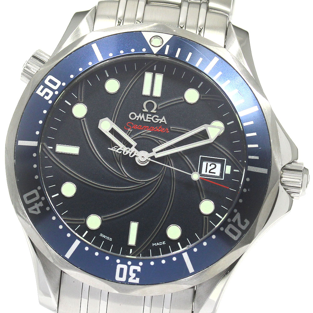 オメガ OMEGA 2226.80 シーマスター300 007 ジェームズボンド デイト 自動巻き メンズ _845988【中古】その他 ブランド腕時計