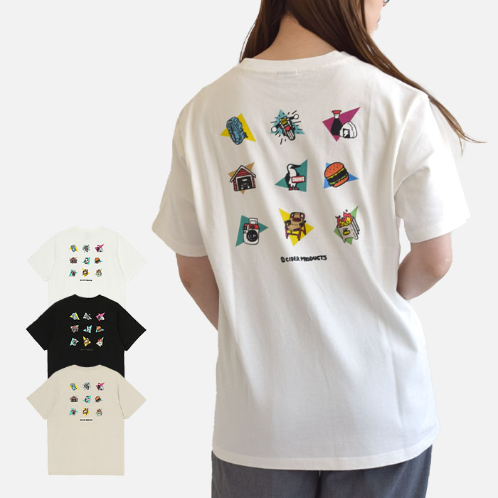 【2025春夏新作】 Tシャツ 半袖 半袖Tシャツ かせきさいだぁ アラカルトT コラボ トップス 綿100％ メンズ レディース ユニセックス アウトドア ブービーバード CH01-2555