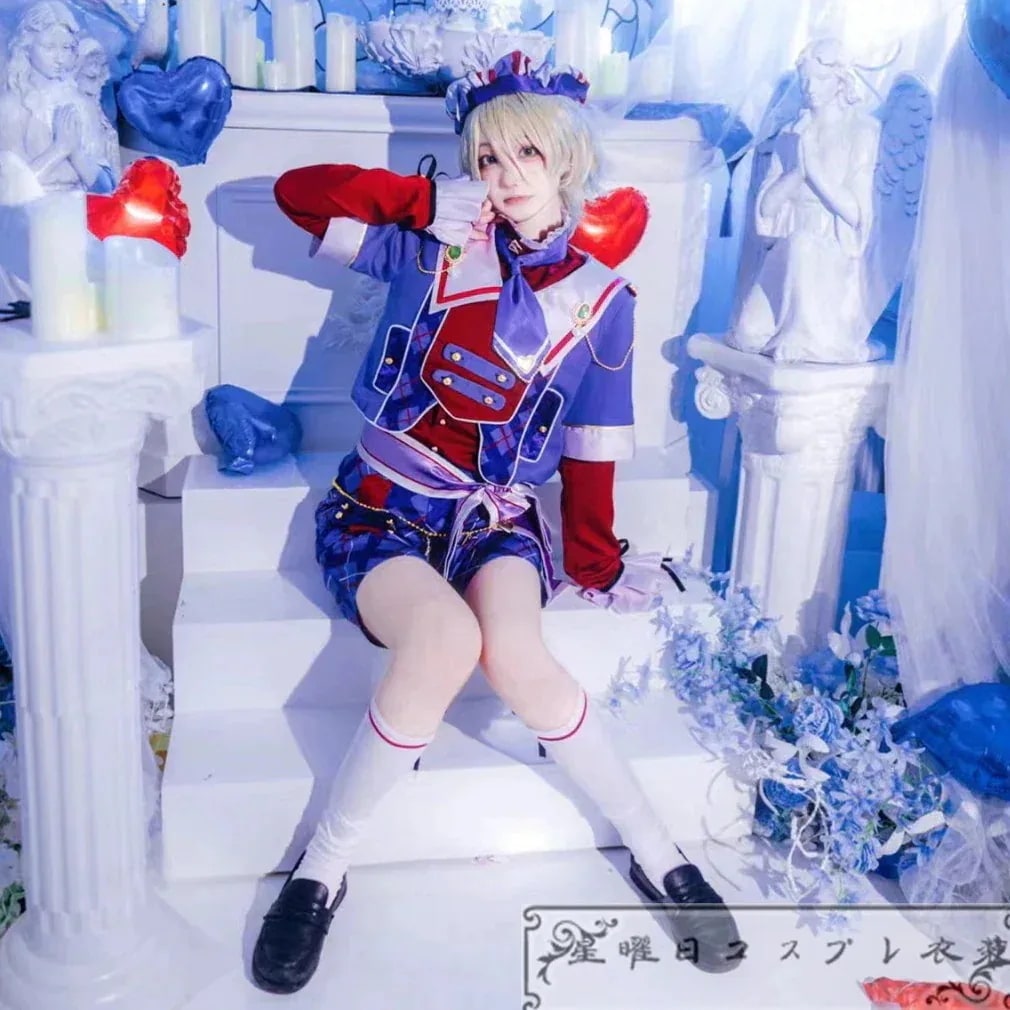 あんさんぶるスターズ 藍良編 コスプレ衣装 虹色開花ポートレート 白鳥藍良 変装 ハロウィン 仮装期間限定30％ コスチューム フィーチャースカウトパーティーイベント用品コスプレ変装仮装