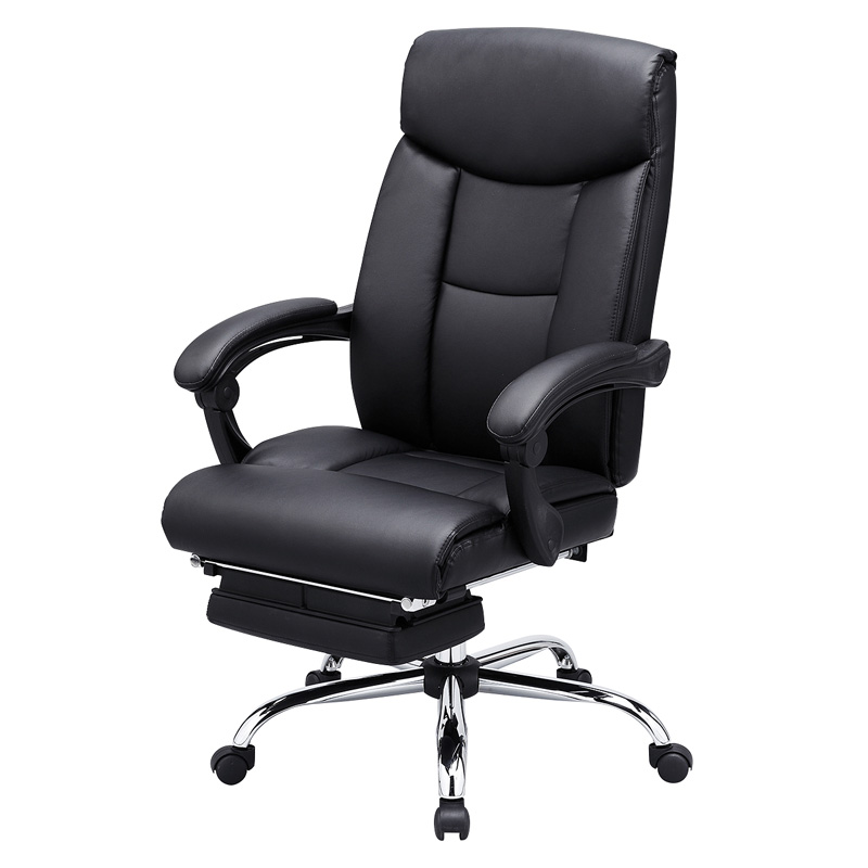 SNC-L17BK （ブラック） オットマン収納レザーチェア