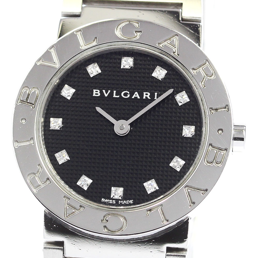 ブルガリ BVLGARI BB26SS ブルガリブルガリ 12Pダイヤ クォーツ レディース 良品 _823011【中古】