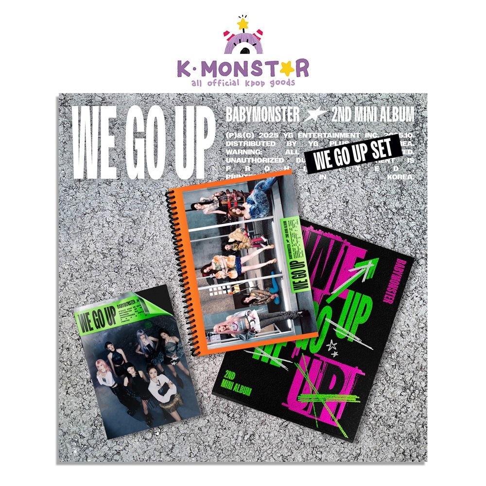 [特典] BABYMONSTER 2nd MINI ALBUM [WE GO UP] WE GO UP SET WITHMUU