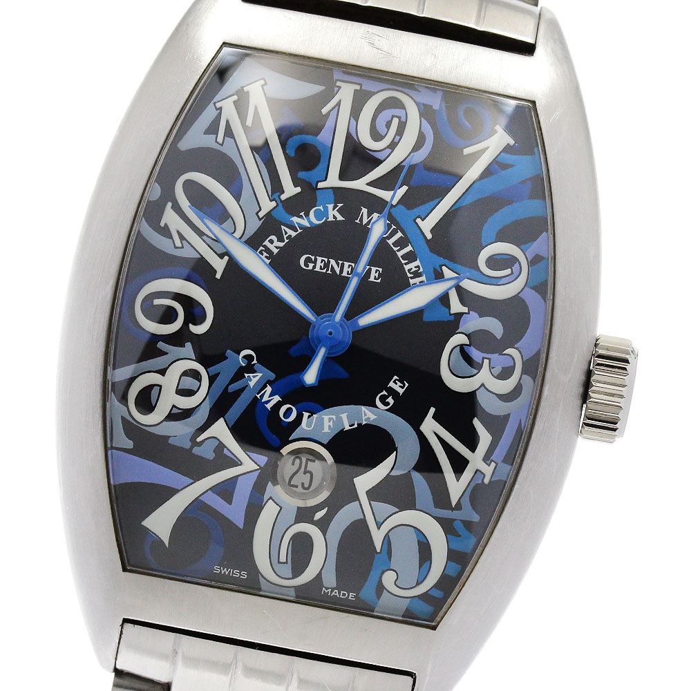 フランクミュラー FRANCK MULLER 8880CDTBR カサブランカ トノウカーベックス カモフラージュ 自動巻き メンズ 箱・保証書付き_879996【中古】
