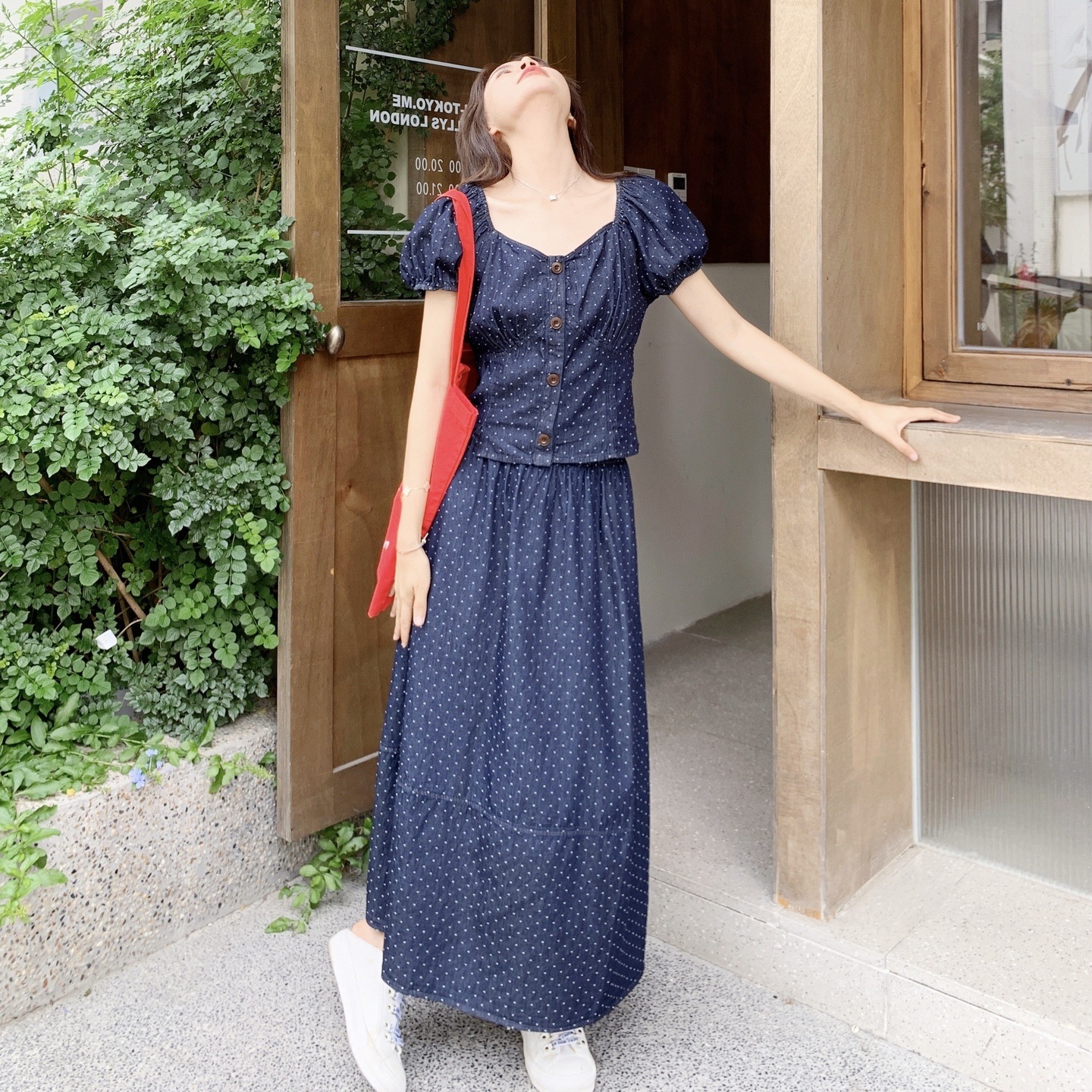 レディース 2点セット セットアップ 半袖 上下セット春夏カジュアル トップス+ロングスカート 大きいサイズ