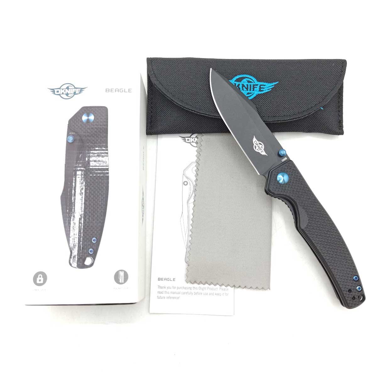 【中古】Olight オーライト OKnife Beagle 154CM 折り畳みナイフ