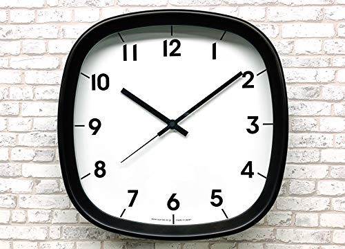 さんてる ポプラ材 壁掛・置時計 SQ-10 DBK