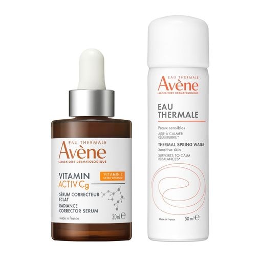 アベンヌ(Avene)体感セット C+ ラディアンス セラム アベンヌウォーターつき 30mL+50g 美容液 化粧水 ジェル・リキッド状 スプレー エレガントなフローラルブーケの香り エイジングケア