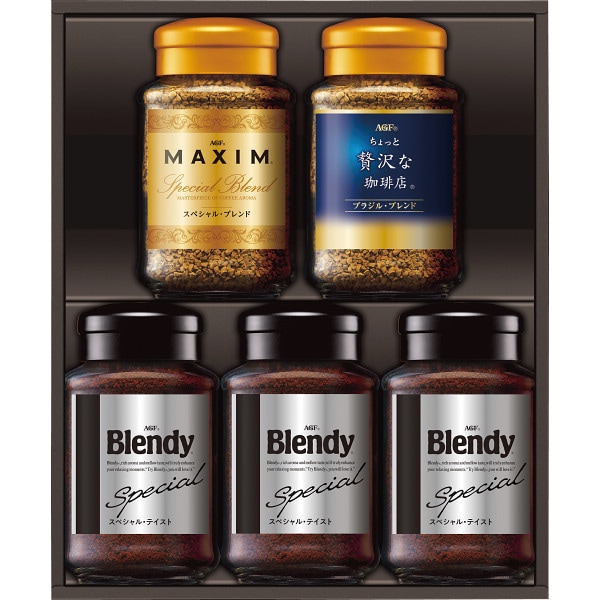 AGF コーヒーギフト ブレンディ マキシム インスタントコーヒー 詰合せ ラッピング済み