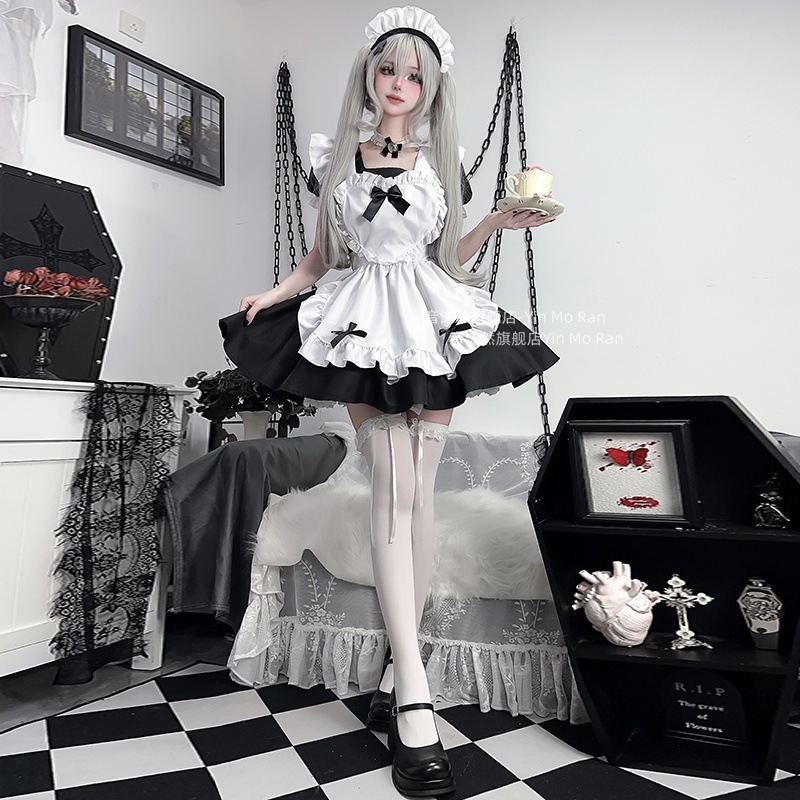 正規品暗黒ゴシックにほんこくコスプレメイド服アニメ少羅スカートcos服大サイズメイド服