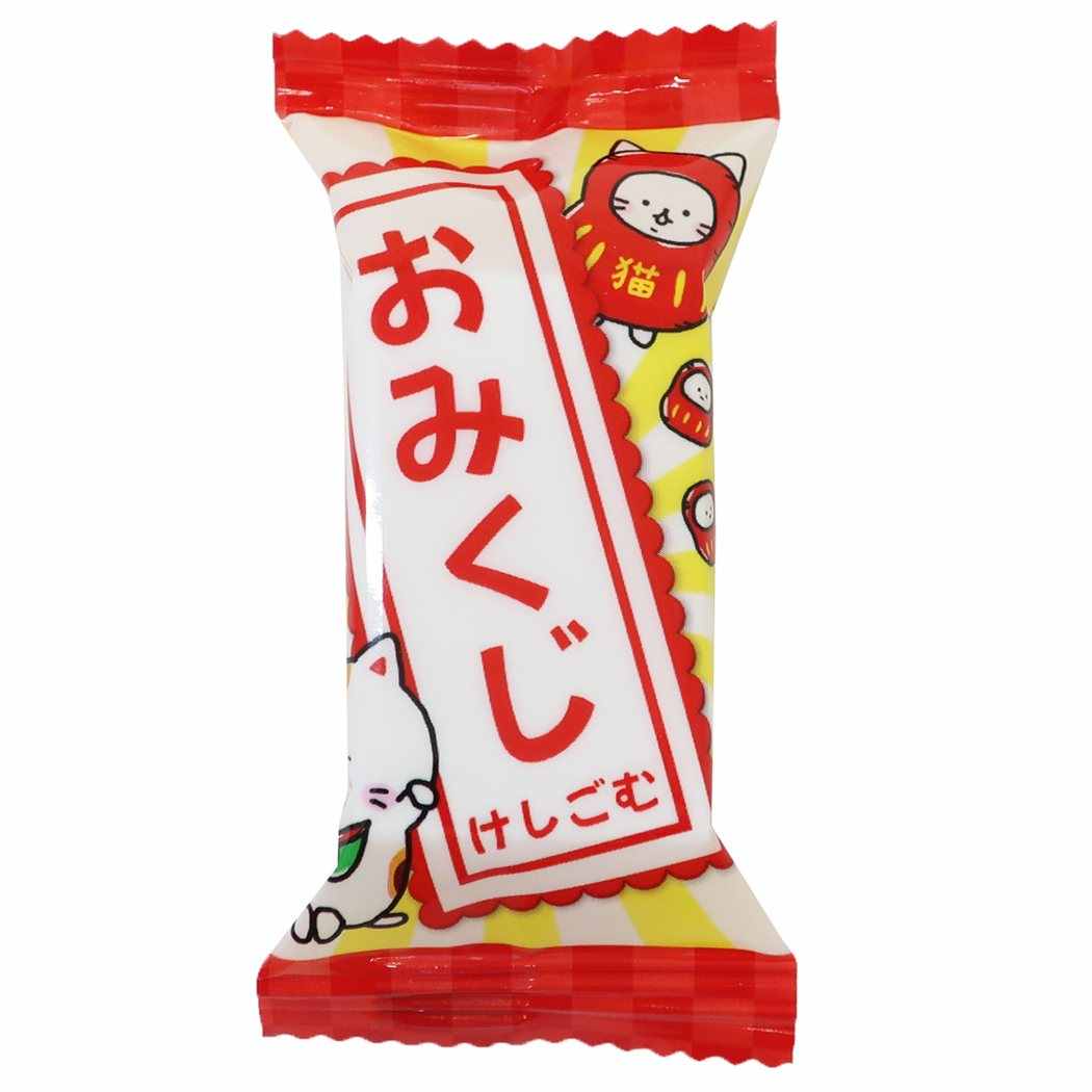 Qoo10] 消しゴム おみくじ ケシゴム 全5種 猫 : おもちゃ・知育