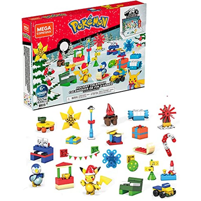 メガコンストラックス(MEGA CONSTRUX) ポケモンアドベントカレンダー ピカチュウ&ポッチ