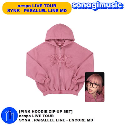 Qoo10] SMエンターテインメント [PINK HOODIE ZIP-UP