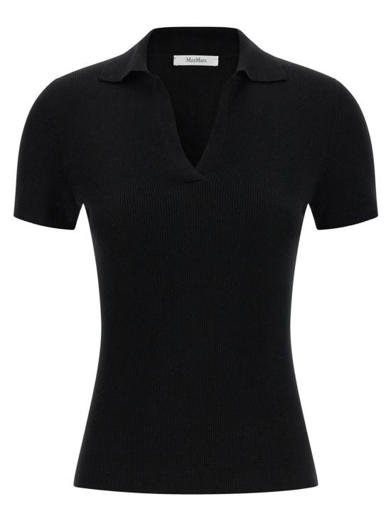 MAX MARA Women Polo Shirts MXMALBERO 006 NERO