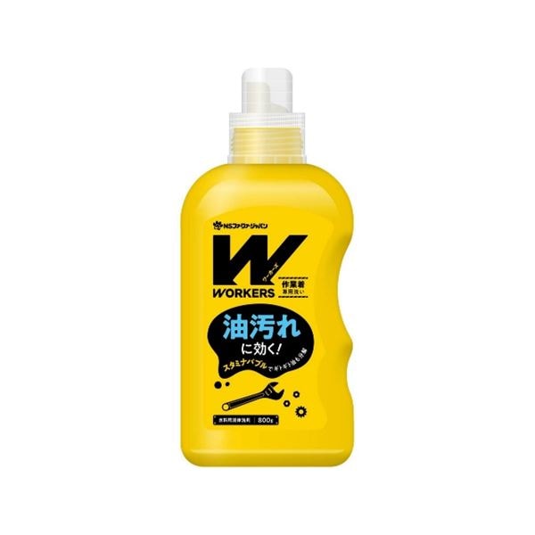 （まとめ） WORKERS 作業着液体洗剤 800g [x12セット]