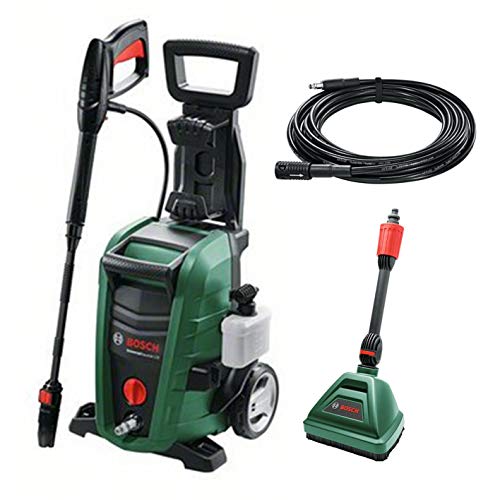 色：3)ブラシ付きカバー+延長高圧ホース付き ボッシュ(BOSCH)高圧洗浄機特別セット (6m延長