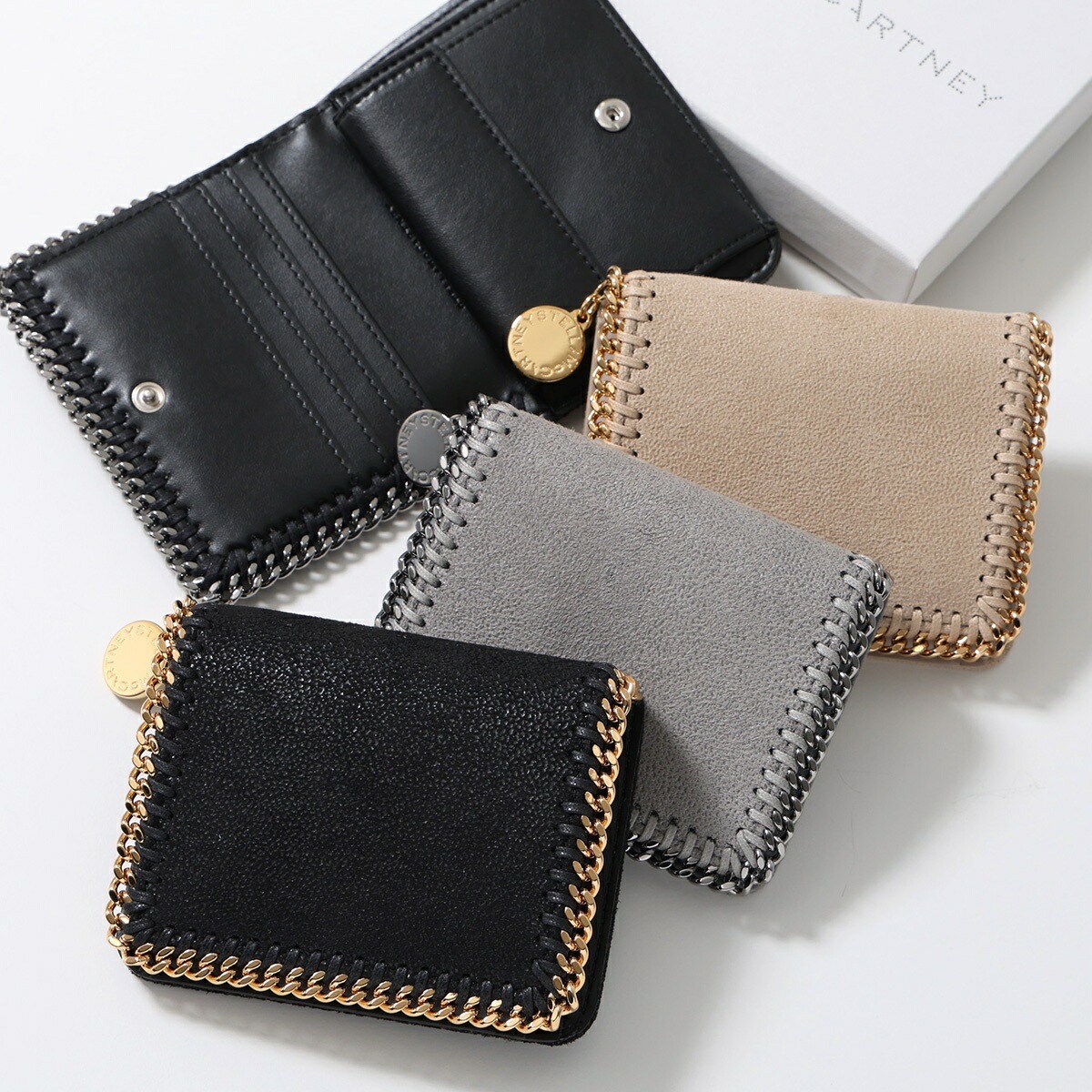 STELLA McCARTNEY ステラマッカートニー 二つ折り財布 FALABELLA ファラベラ 7P0085 W9132 W9355 レディース ミニ財布 カラー4色 7P0085W913210