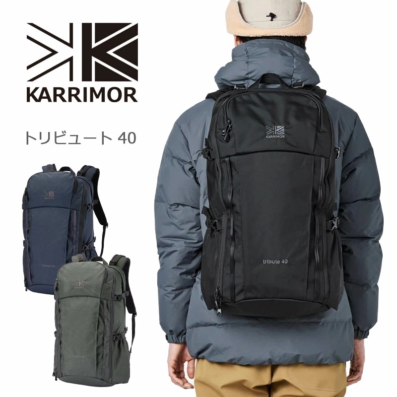 トリビュート 40 リュック バックパック 40L 大容量 tribute デイパック トラベル 通勤 出張 旅行 アウトドア 大型デイパック PC収納対応 レインカバー付き
