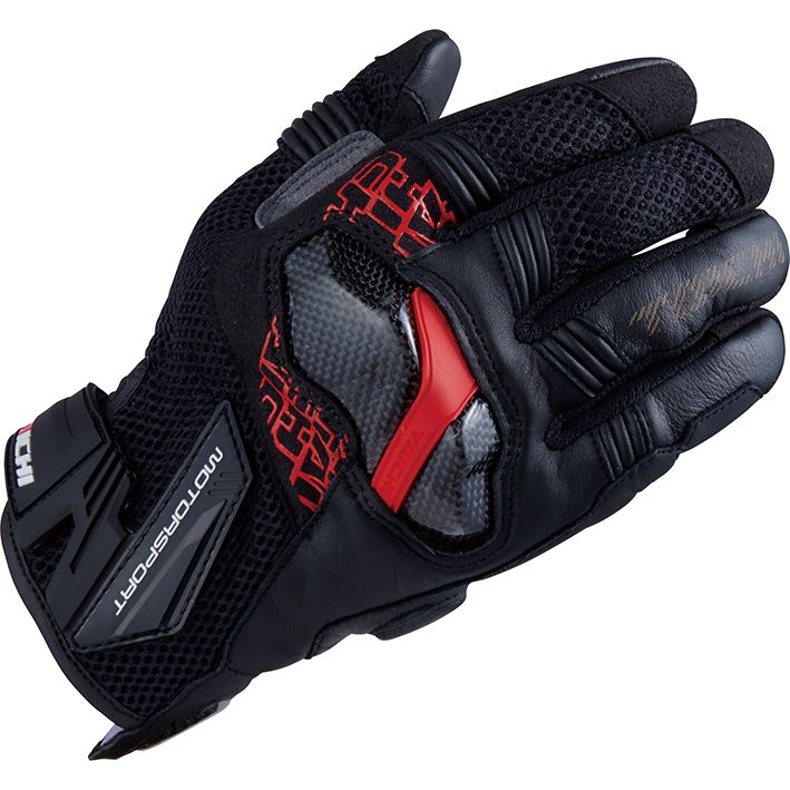 アームド メッシュ グローブ ブラック/レッド Mサイズ RST448BKRDM