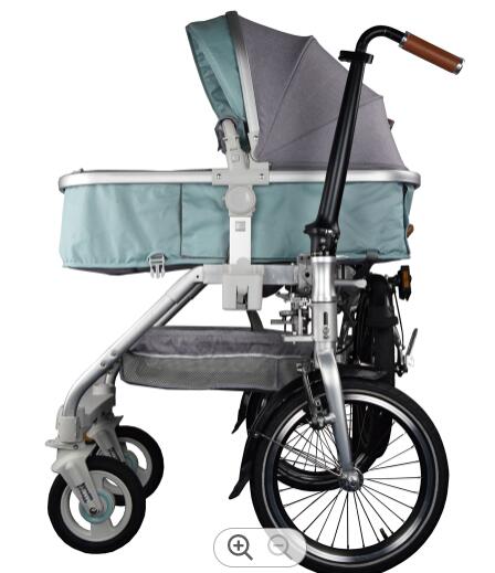 ベビーカー親子折りたたみ自転車屋外走行用