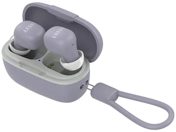 LUSVY L103CAFEMUR [紫いもラテ] ワイヤレスイヤホン