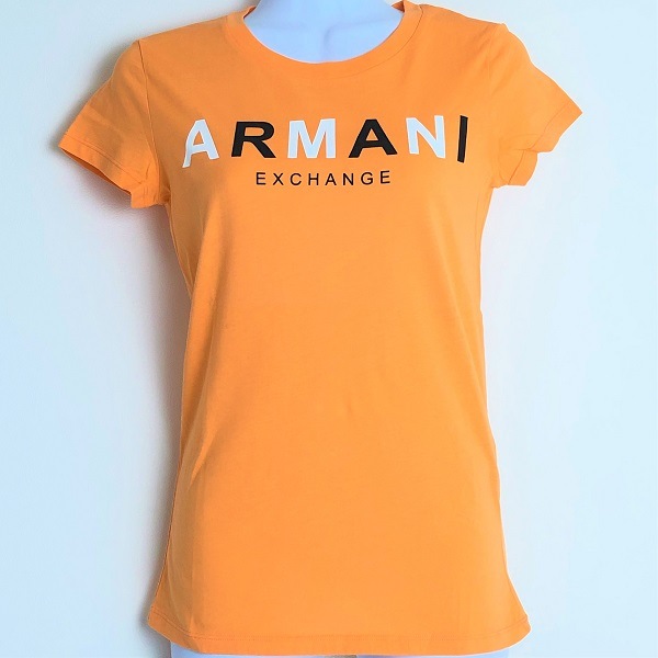 Tシャツ トップス レディース 半袖 3ZYTAR オレンジ ロゴ S 夏 サマー