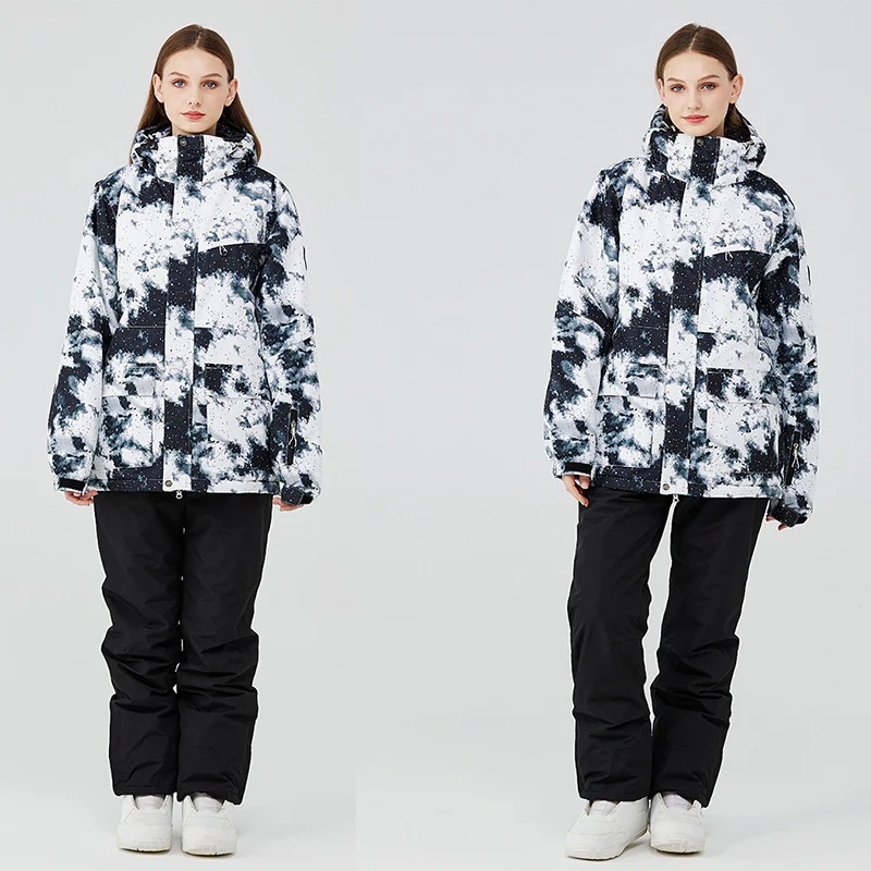上下セット スノーボードウェア 韓国ファッション スポーツシリーズ スノーボードウェア