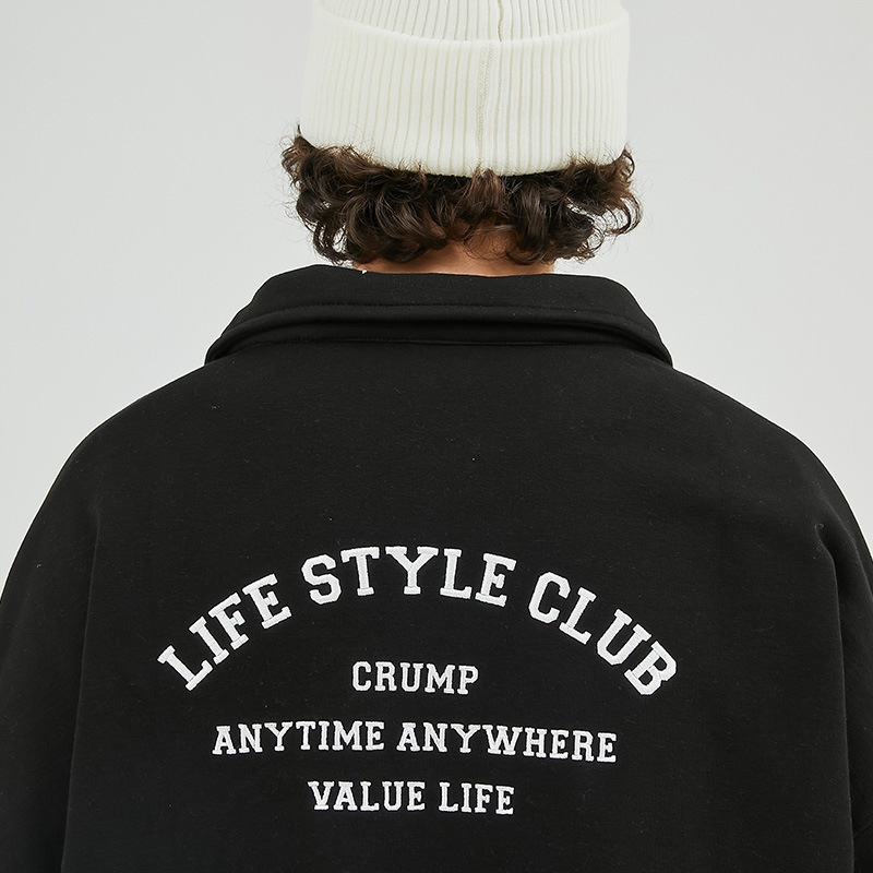 life style club collar 即納 買取 最大半額 sweatshirt CT0336