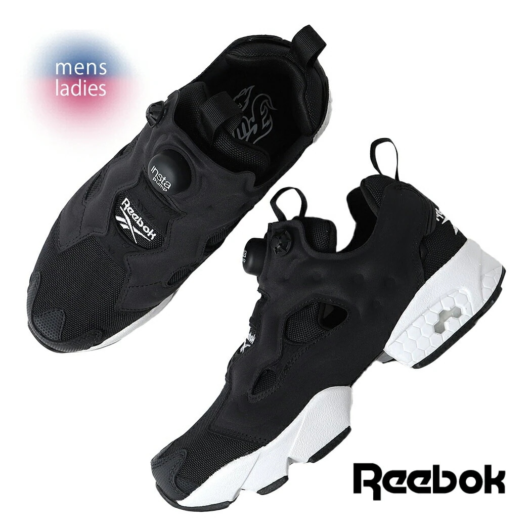 Reebok リーボック インスタ ポンプフューリー スニーカー INSTAPUMP FURY 94 BLACK WHITE ( 黒 ブラック 国内正規品 メンズ レディース 100211657 )