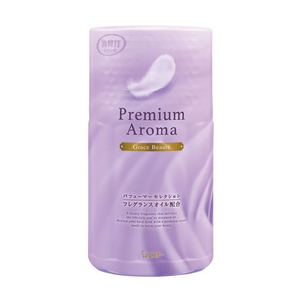 （まとめ）エステー トイレの消臭力 PremiumAroma グレイスボーテ 400ml 1セット（3個）(×5セット)消臭剤・芳香剤