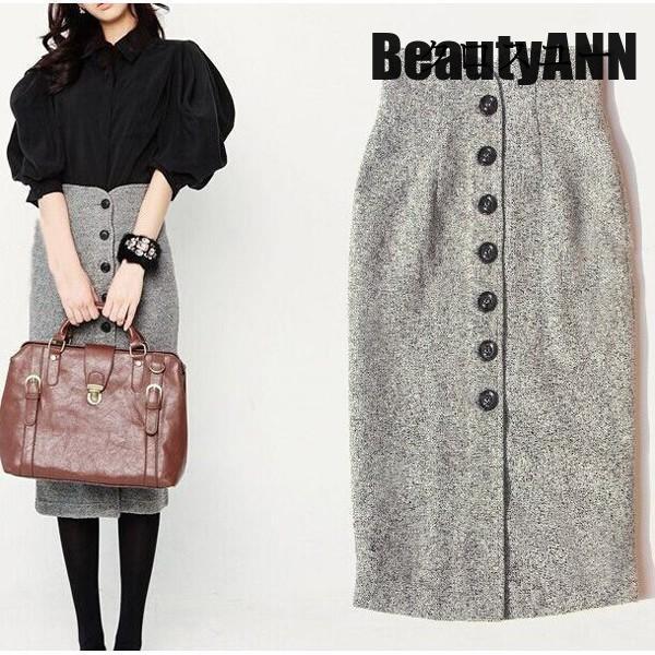新生活 スカート レディース タイトスカート ハイウエスト スリット ミディアムスカート 通勤 ロングスカート 二次会 おしゃれ グレー 秋冬 プレゼント ギフト