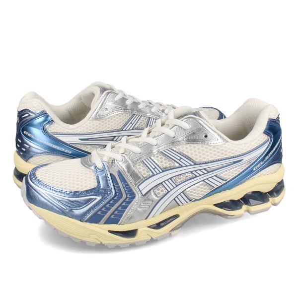 ASICS SPORTSTYLE GEL-KAYANO 14 アシックス スポーツスタイル ゲルカヤノ 14 メンズ レディース CREAM/DENIM BLUE グレー 1203A537-102