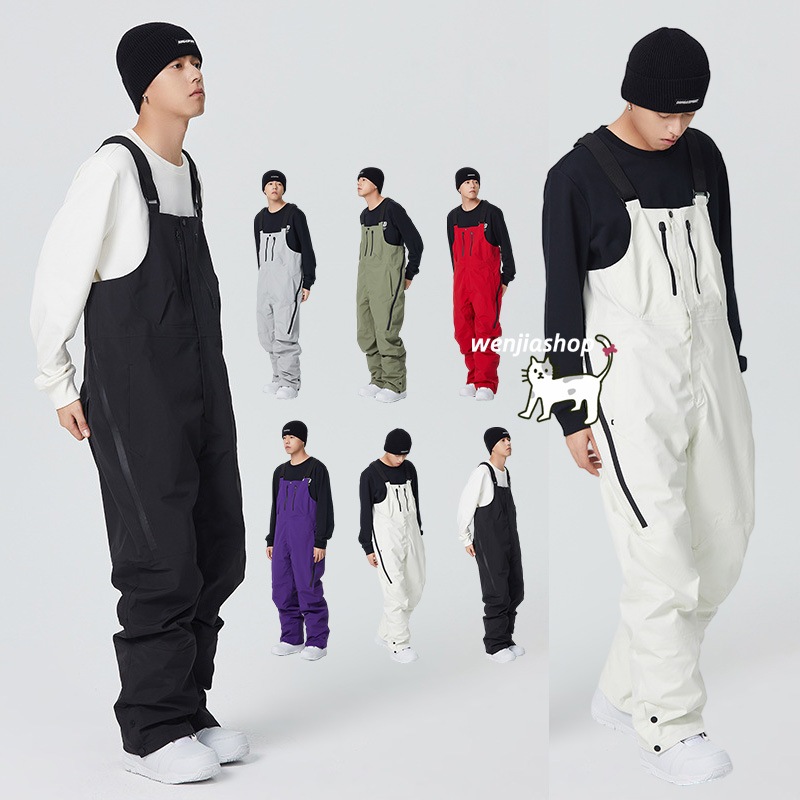 スノーボードウェア つなぎ 上下 メンズ レディース 男女兼用 2023 2024新作 3L オールインワン パンツ スノボウェア スノーウェア スキーウェア スノボーウェア 韓国風 防風 防水 防寒