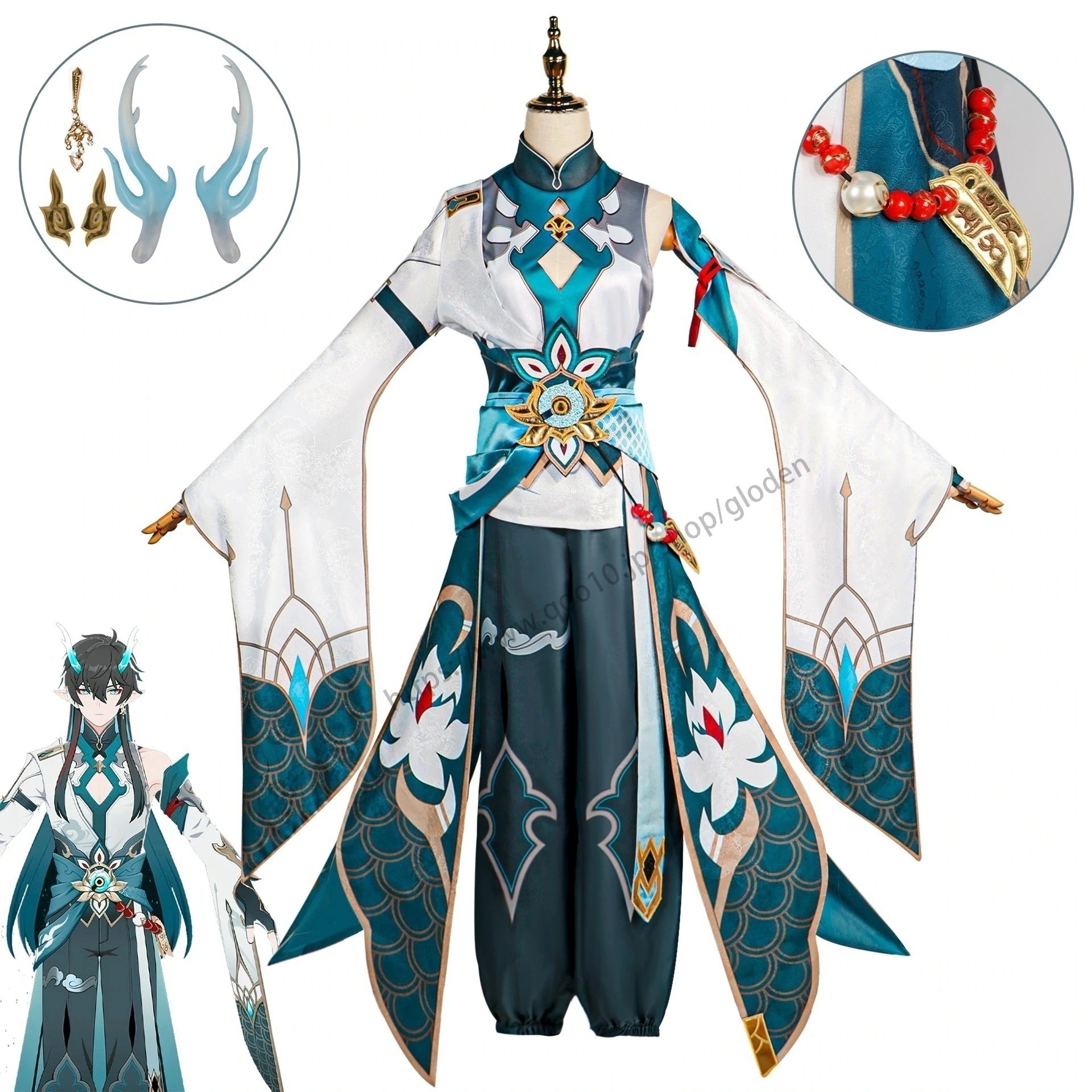 【短納期】超低価 格2025コスプレ ハロウィン 新品 崩壊：スターレイル 丹恒  コスプレ衣 変装 仮装コスチューム文化祭 学園祭 ハロウィン