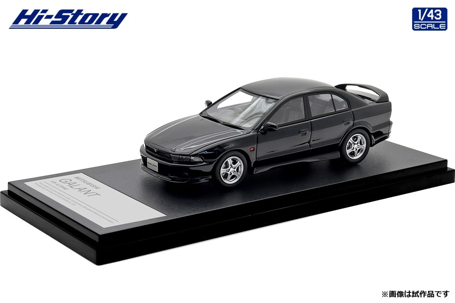 ハイストーリー 1/43 MITSUBISHI GALANT VR-4 (1996) ピレネーブラック【HS513BK】 ミニカー HS513BK ミツビシ ギャランVR-4 BK
