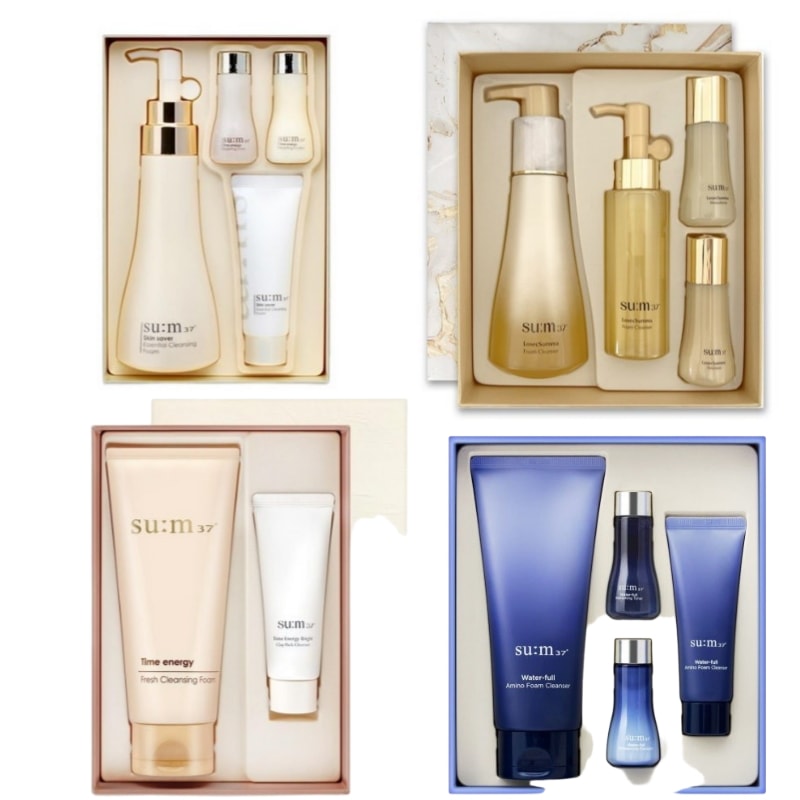 クレンジングフォーム 企画セット 4種類スキンセーバー250mlウォーターフル200mlロシック スンマ200mlタイムエナジー200ml