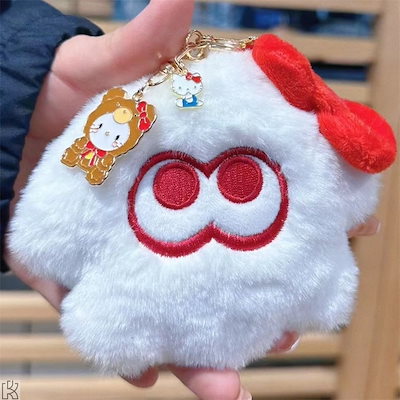 スプラトゥーン2 ×サンリオ マスコット　ぬいぐるみ　キーホルダー　タグ無 スプラトゥーン2 ×サンリオ マスコット ぬいぐるみ キーホルダー