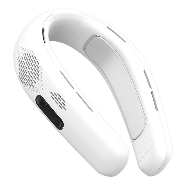 冷却ペルチェプレート付きネッククーラー ホワイト LOJ-NC25-WH