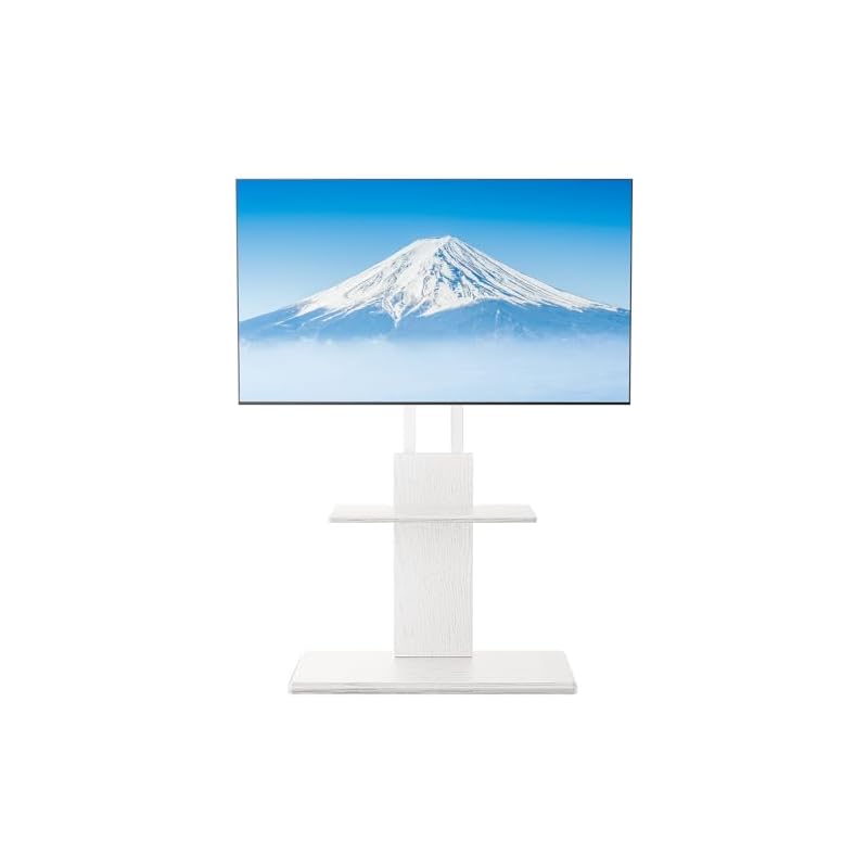 Perlegear テレビスタンド 壁寄せ ハイタイプ tv stand テレビ台 壁掛け 32-70インチ対応 VESA/横100-600mm/縦100-400mm 耐荷重45kg 12段目高さ調節