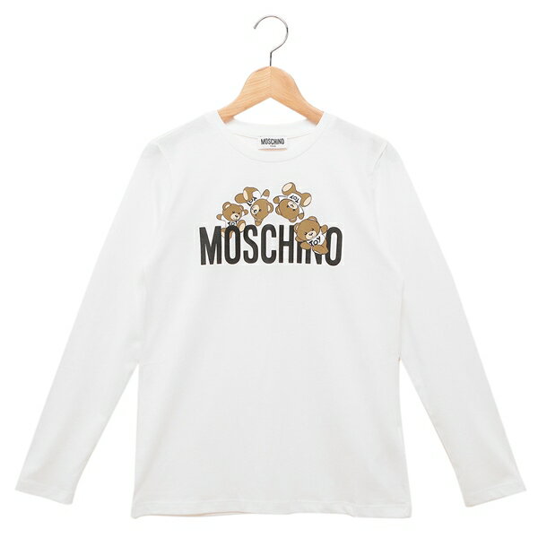 子供服 Tシャツ カットソー テディロゴ テディベア ロングTシャツ ホワイト キッズ HUO00T LAA03 10101 7,633円