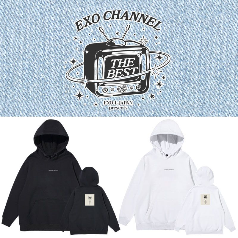 Exoコンサートthe Best春パーカールーズプルオーバープラスフリースセーター